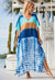 Kvinders Boho-Jurk Lang Grafisk Design Let Bomuld-2