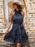 Dame Mini Kjole Flare Polyester Legende Stil 4