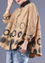 Skjortebluse Dame Dotted Patchwork Casual 1