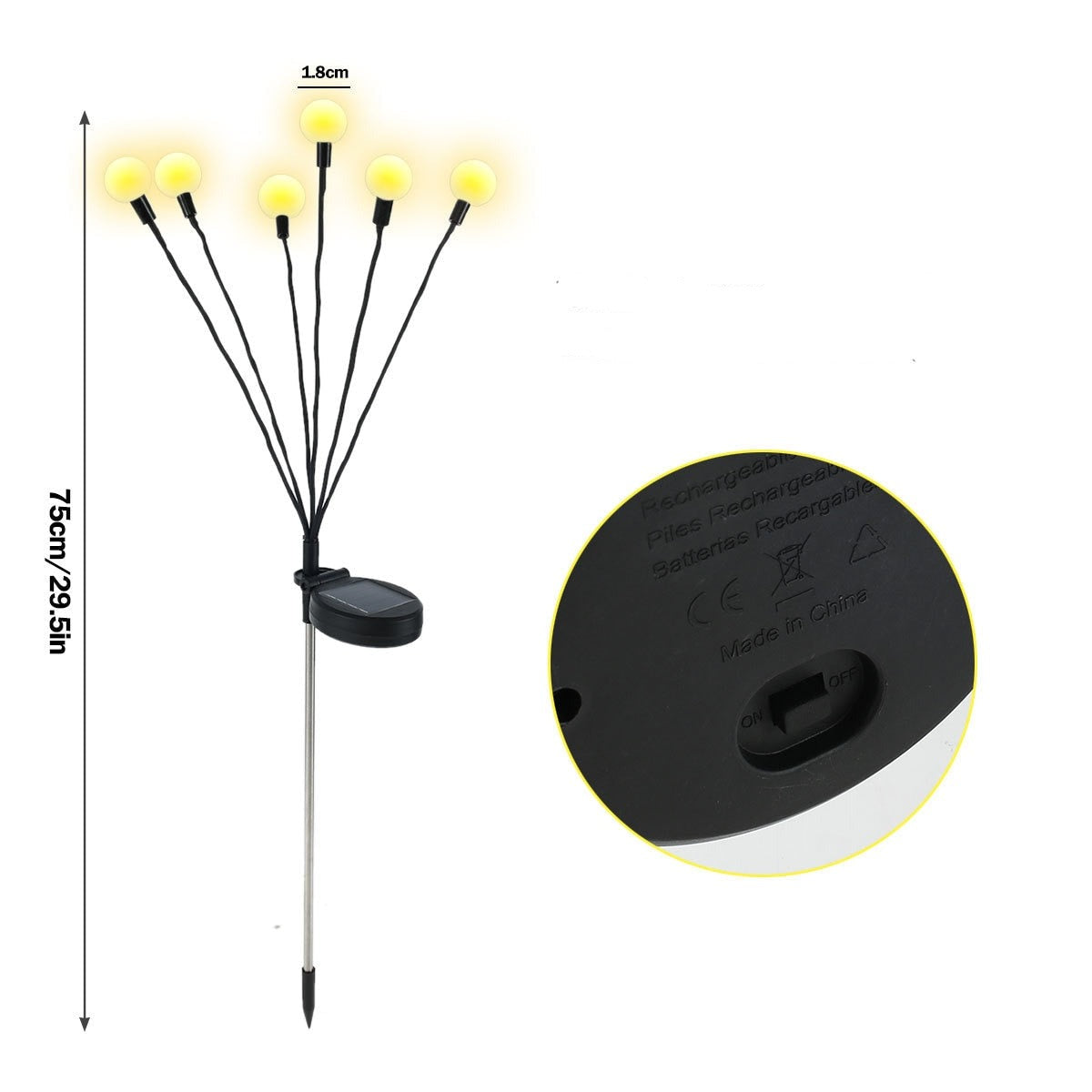 Solar Firefly LED-lys