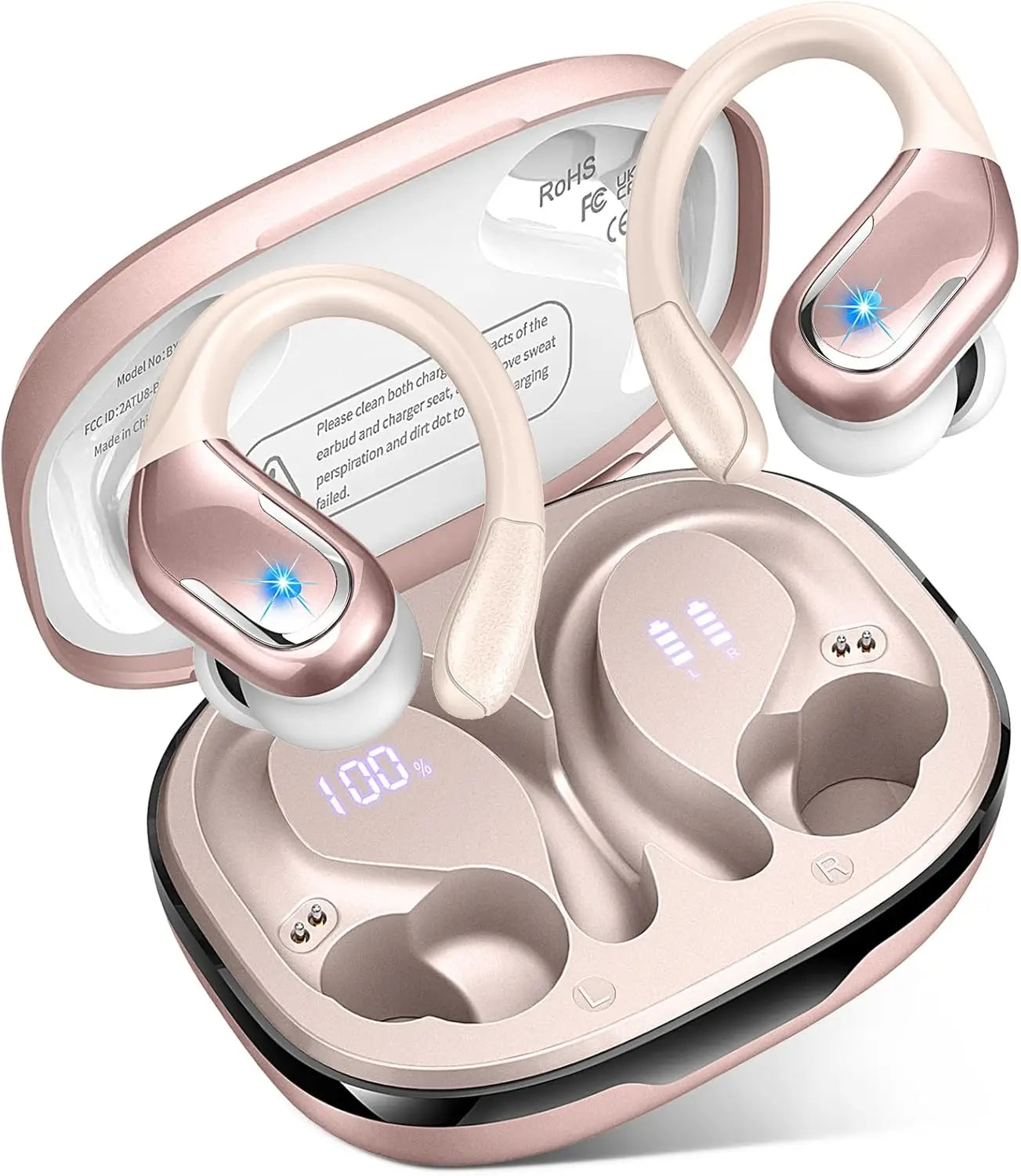 Trådløse Øretelefoner til Sport med IP7 Vandtæt Design og 75 Timer Spilletid 6