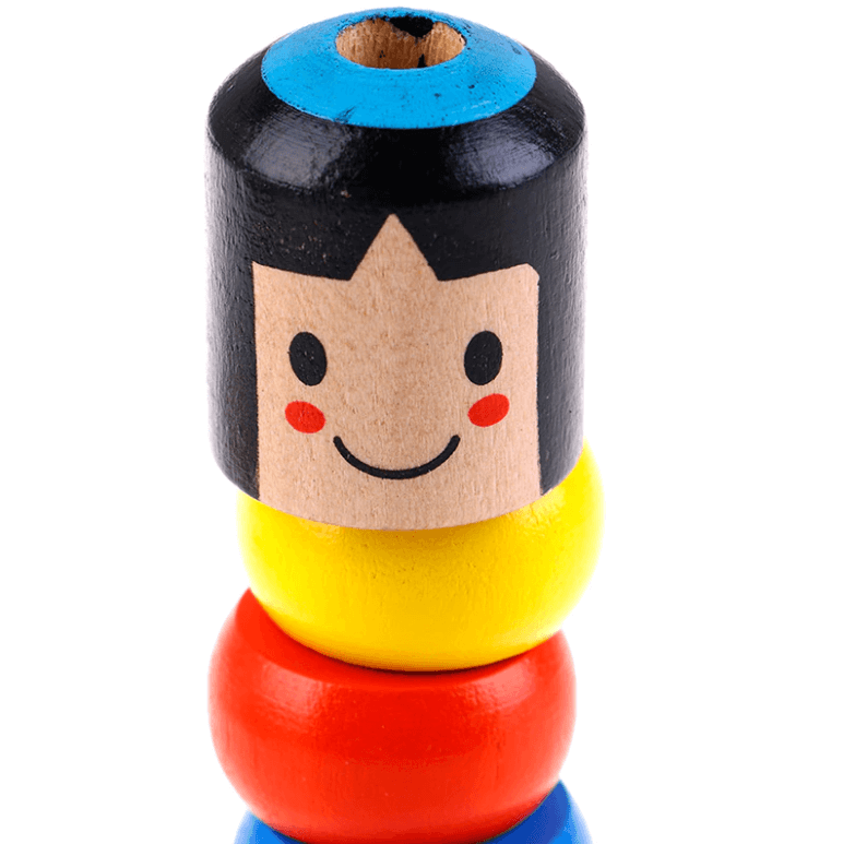 Udødelig Daruma Trælegetøj