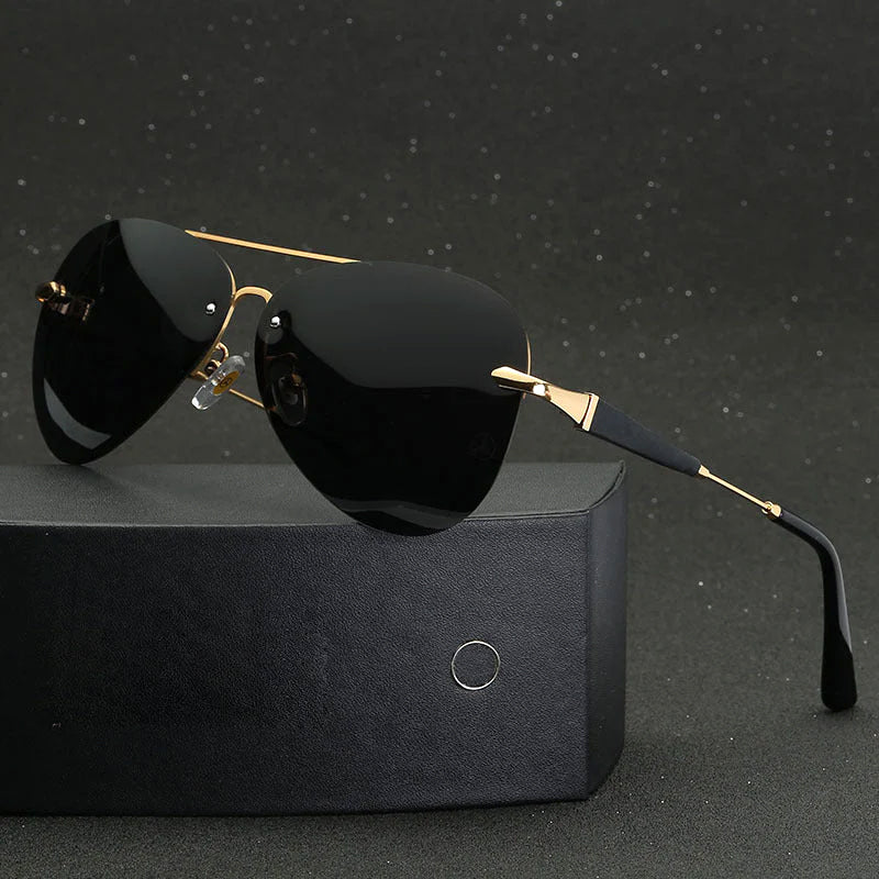 Unisex Aviator Solbriller Metal Design 0