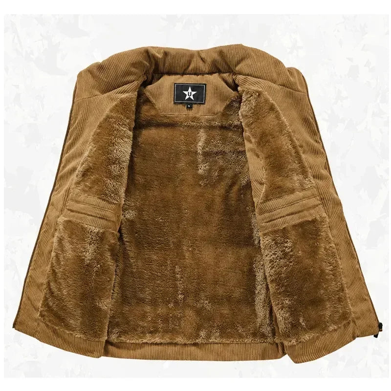 Unisex Cargo Vest Med Opretstående Krave 4