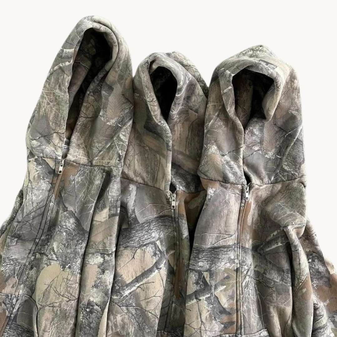 Unisex Hættetrøje i Camouflage Stil 2