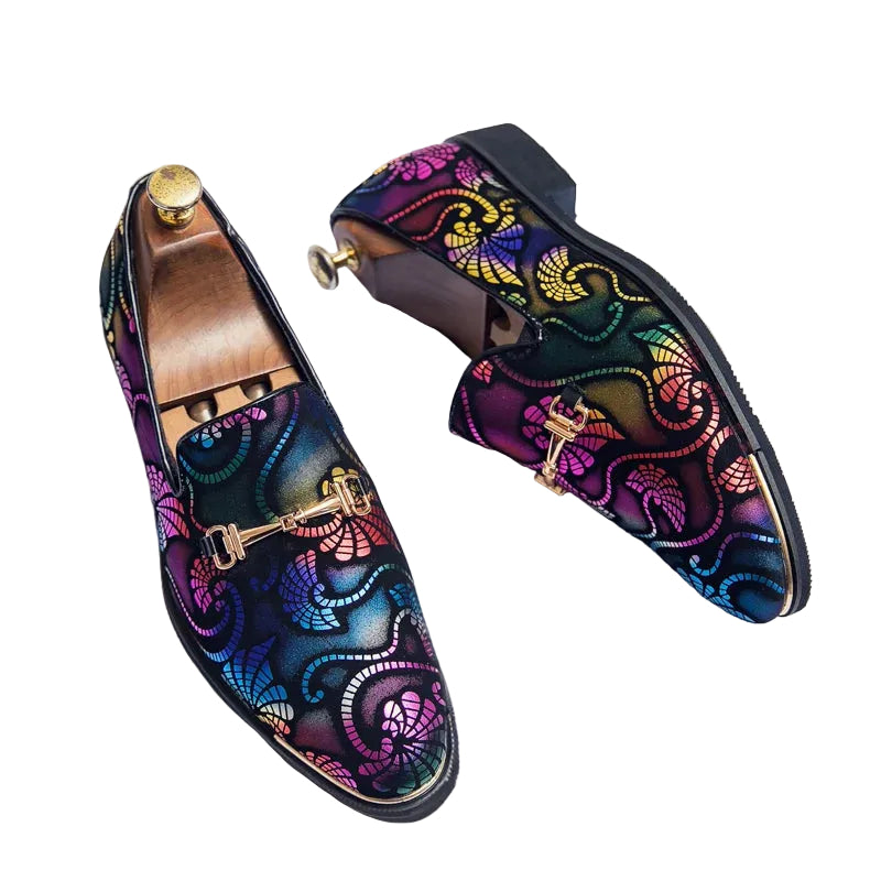 Unisex Slip-On Loafers Med Farverig Stil 0