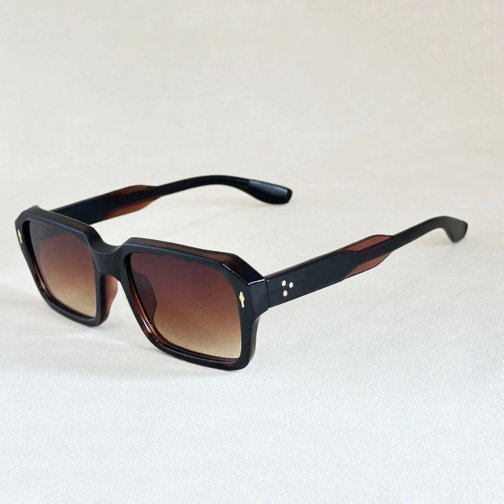 Unisex Square Sunglasses Vintage Style 6