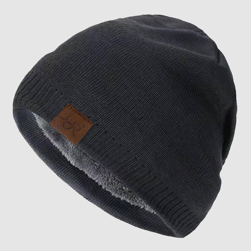 Unisex Strikbeanie med Fleeceforing Klassisk Design 3