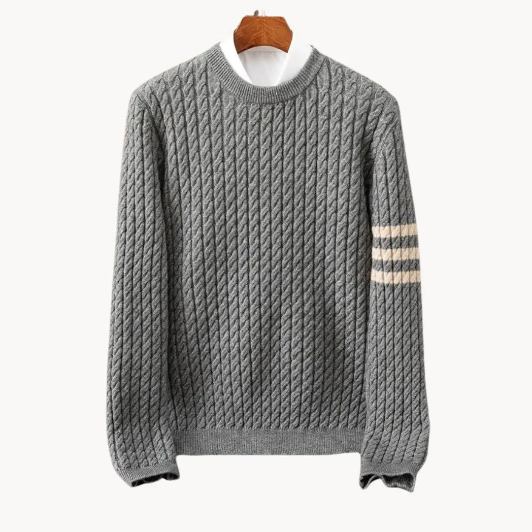 Unisex Strikket Sweater med Crewneck 9