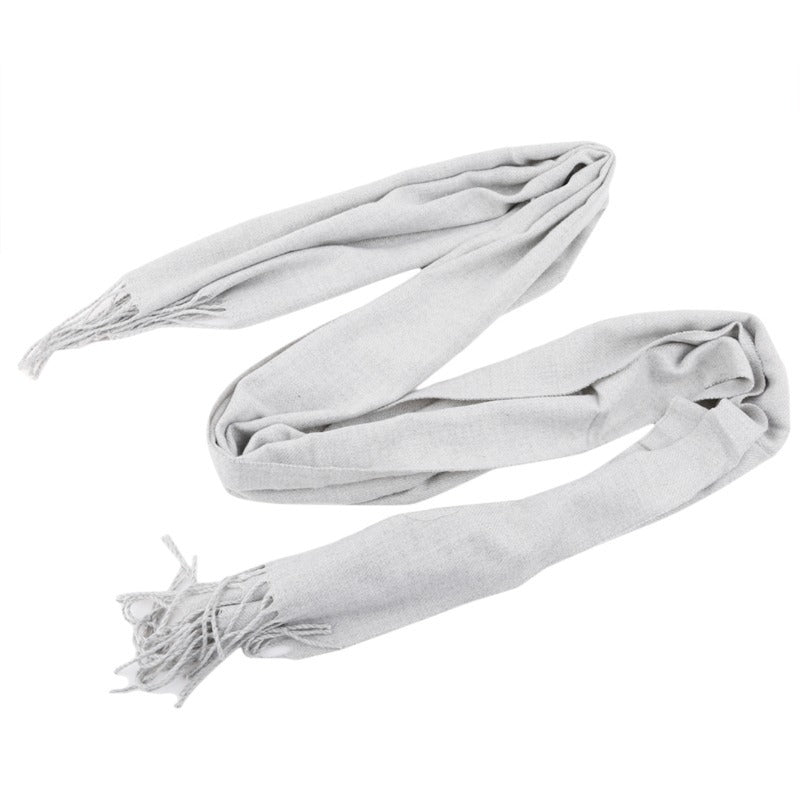 Unisex Tørklæde med Frynser - Langt og Alsidigt Accessory til Vintergarderobe 2