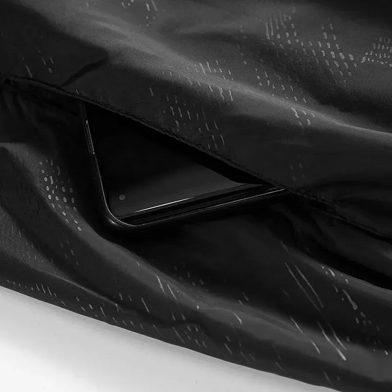 Unisex Vandtæt Jakke med Solbeskyttelse og Lynlås i Polyester 3