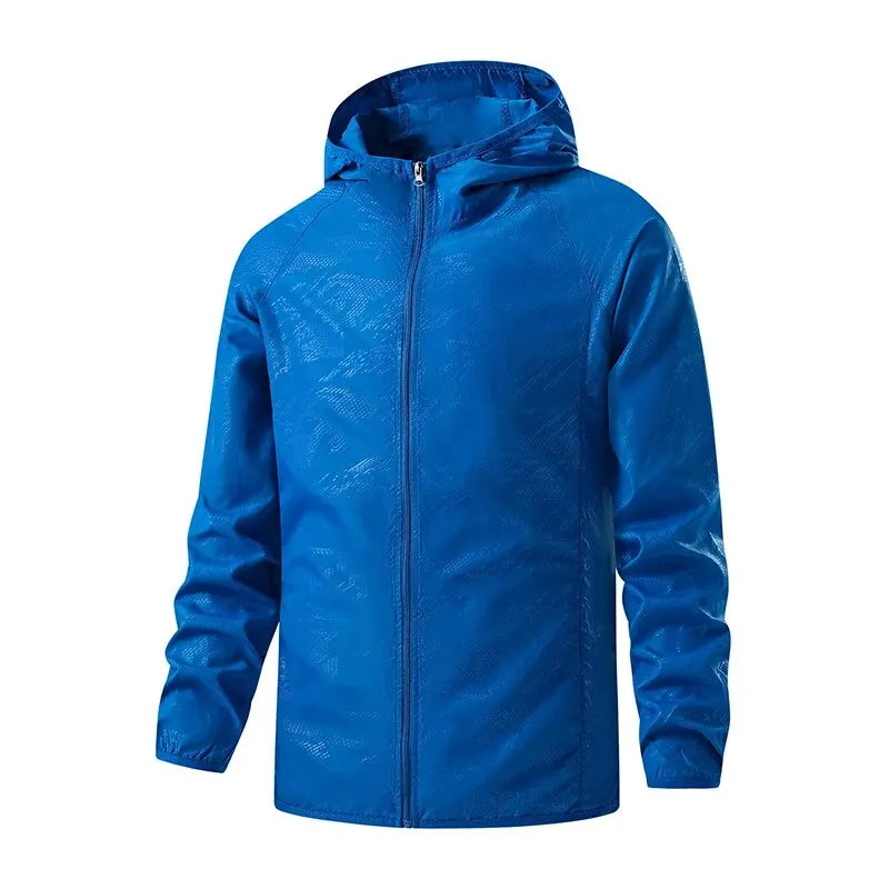Unisex Vandtæt Jakke med Solbeskyttelse og Lynlås i Polyester 6