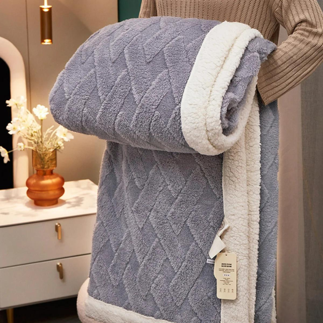 Fortykket varmt tæppe