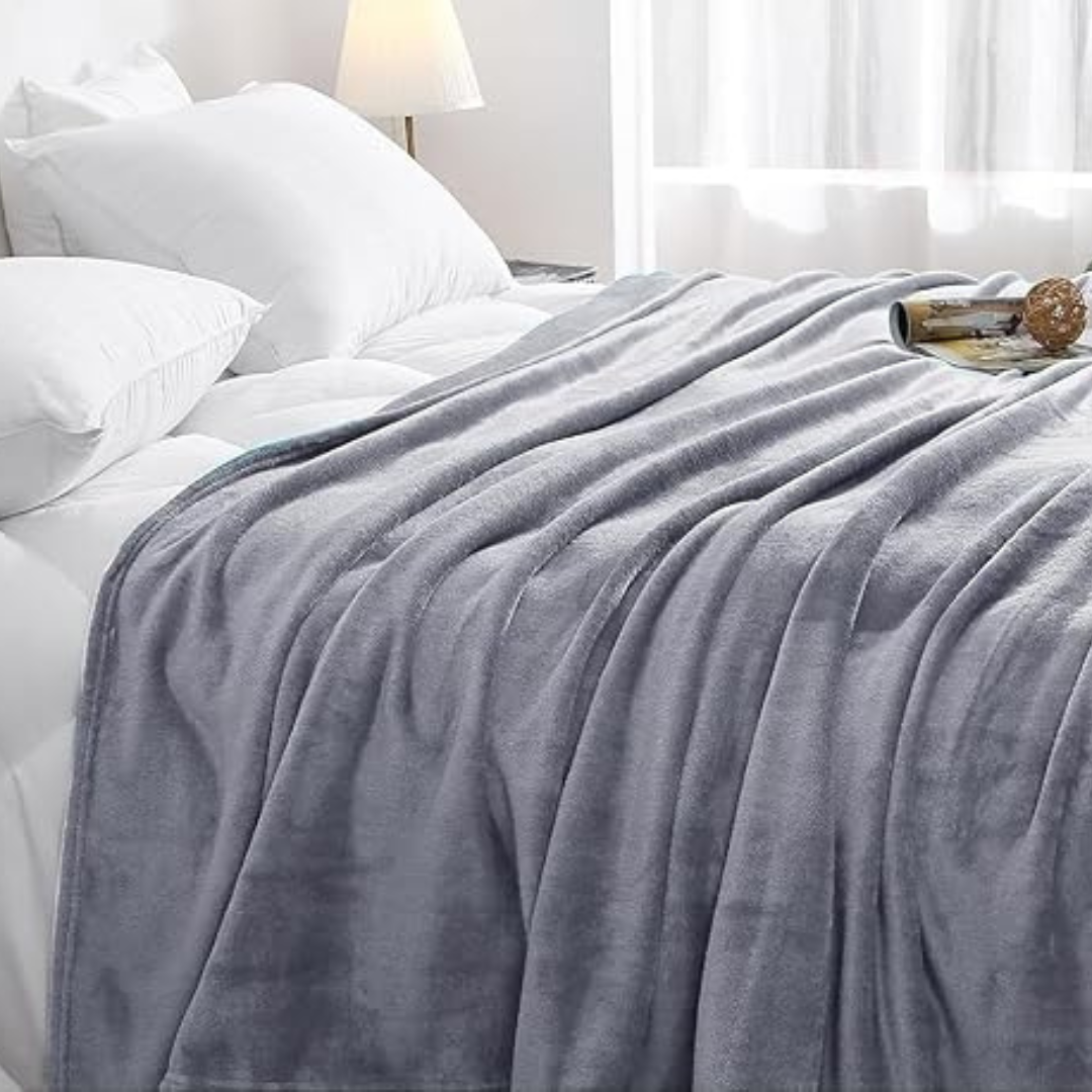 Rektangulært blødt varmt tæppe