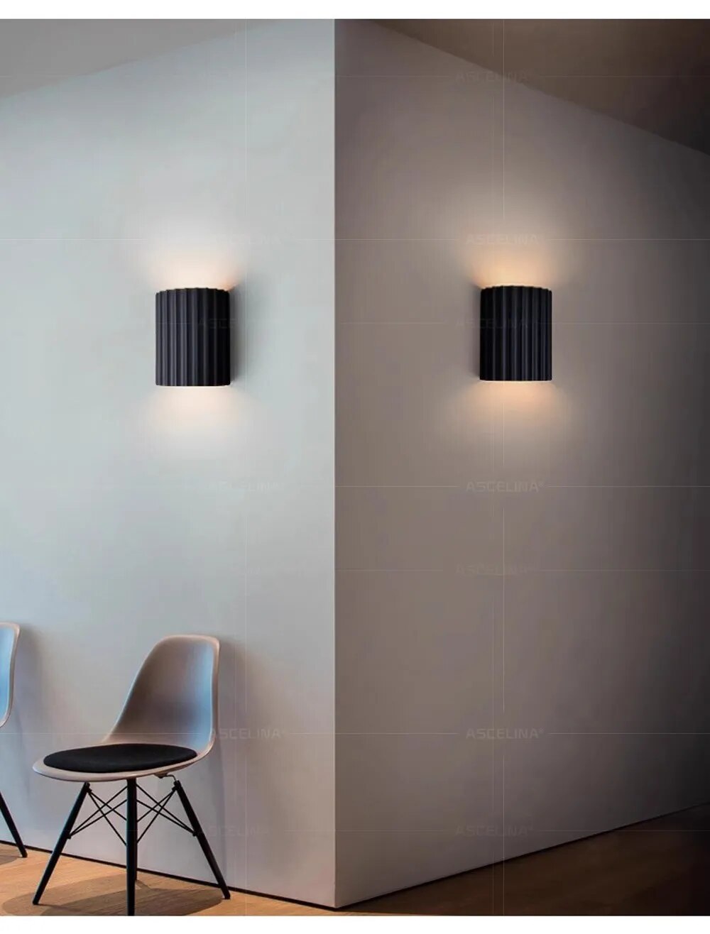 Væglampe i moderne design med nordisk minimalisme 8
