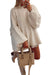 Women's Casual Pullover Sweater with Drop Shoulder 0