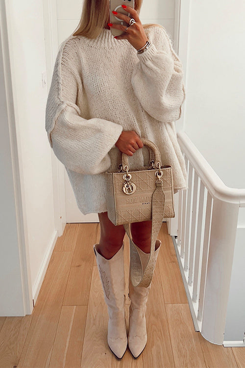 Women's Casual Pullover Sweater with Drop Shoulder 4