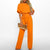 Variant image for Dame Jumpsuit Elegant Flatterende Polyester med Lace-Up Talje-43
