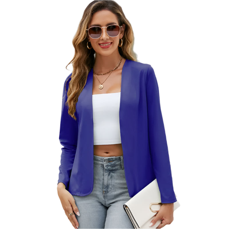 Variant image for Kvinders Casual Blazer Åben Front Polyester-1