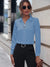 Variant image for Skjortebluse Dame Elegant Polyester til Kontor og Formelle Begivenheder-21