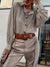 Kvinders Langærmet Bluse Vintage 100% Bomuld-4