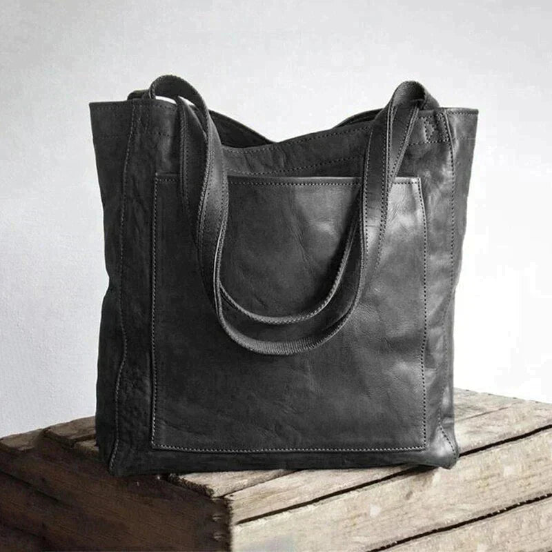 Kvinders Taske Klassisk Design Vegansk Læder 2