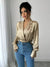 Kvinders Bluse Elegant Glitrende Polyester-5