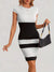 Variant image for Kvinders Farveblokkjole Figurformet Polyester-33
