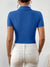 Kvinders Kortærmet Bluse Casual Let Stof-4