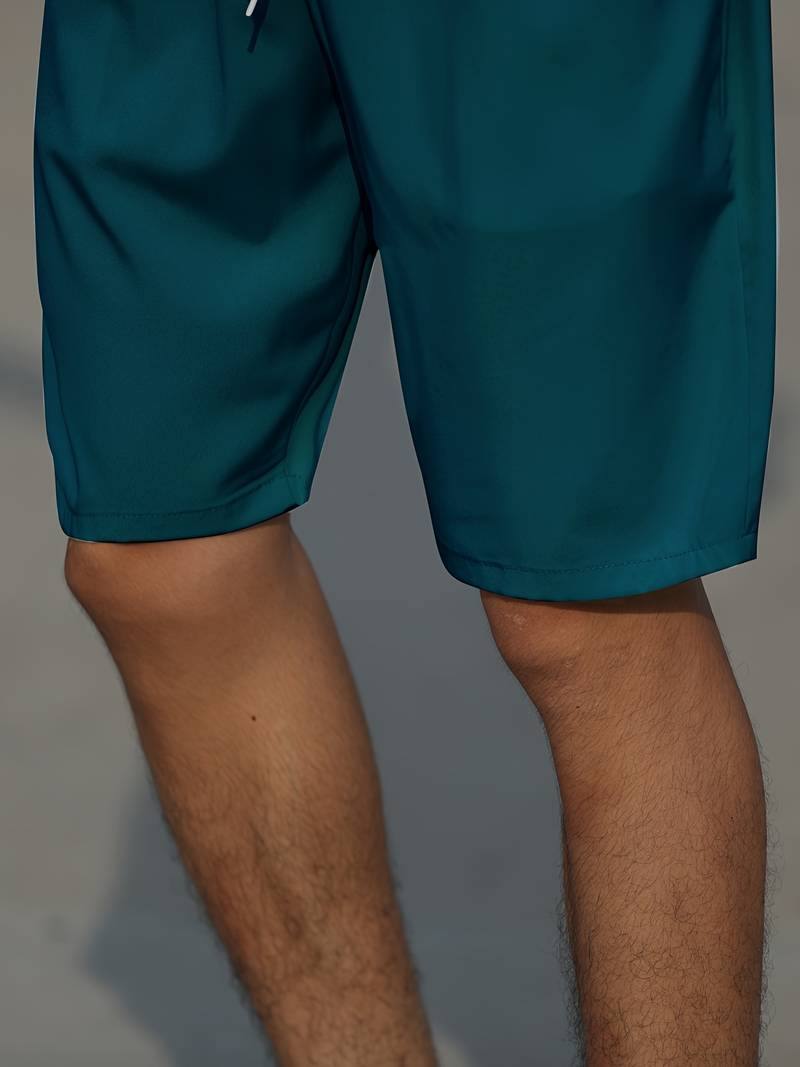 Mænds Casual Shorts Med Snøre Design-6
