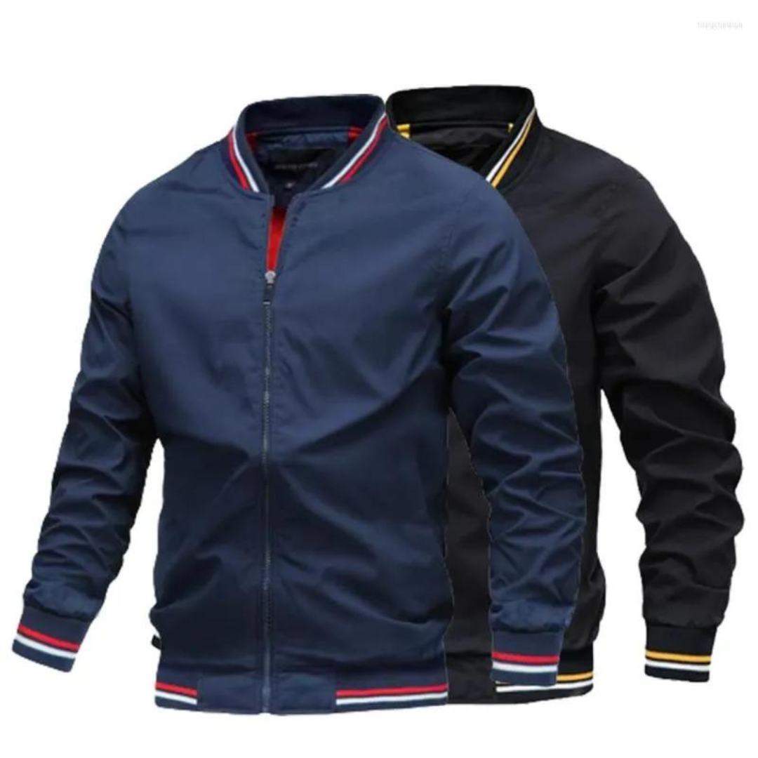 Slim Fit bomberjakke til mænd