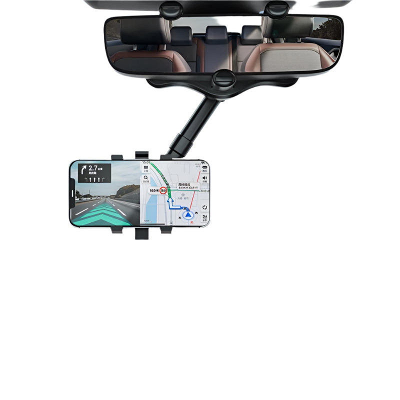 Telefonholder til Bil Sort Drejbar Universal Plast-1