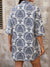 Kvinders Sæt T-shirt og Shorts Blomsterprint 100% Bomuld-3