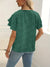 Kvinders Bluse Bølgeformet Design Polyester Rund Halsudskæring-5