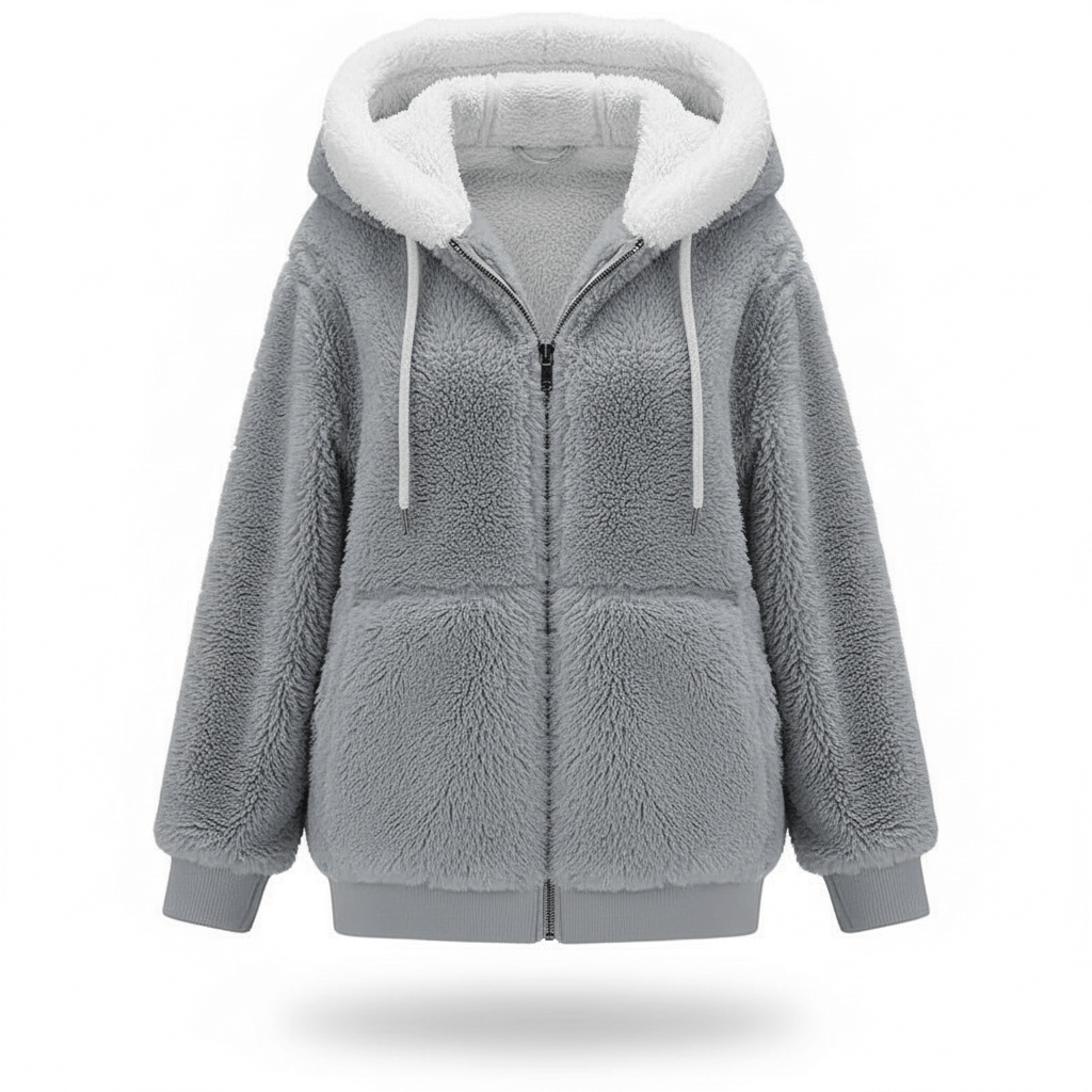 Dame Hættejakke Afslappet Stil