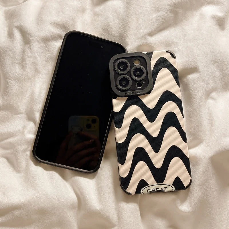 Zebra mønster telefon cover til iPhone