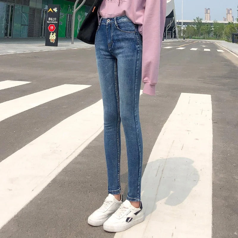 Klassiske stretch-jeans til kvinder