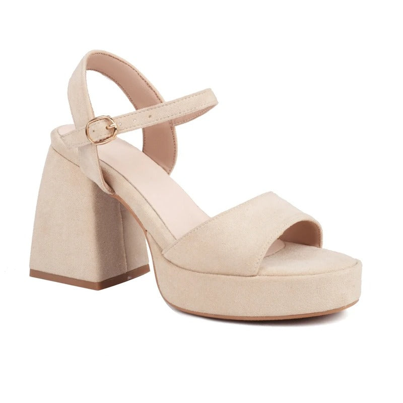 Gladiatorsandaler med høje hæle til kvinder