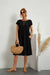 Damekjole Elegant Design Tidsløse Detaljer Polyester-5