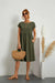 Damekjole Elegant Design Tidsløse Detaljer Polyester-6