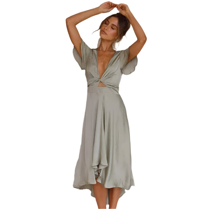 Kvinders Vintage Kjole Retro Chic 100% Bomuld-1
