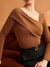 Kvinders Top Asymmetrisk Halslinje 100% Polyester-2