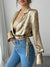 Kvinders Bluse Elegant Glitrende Polyester-6