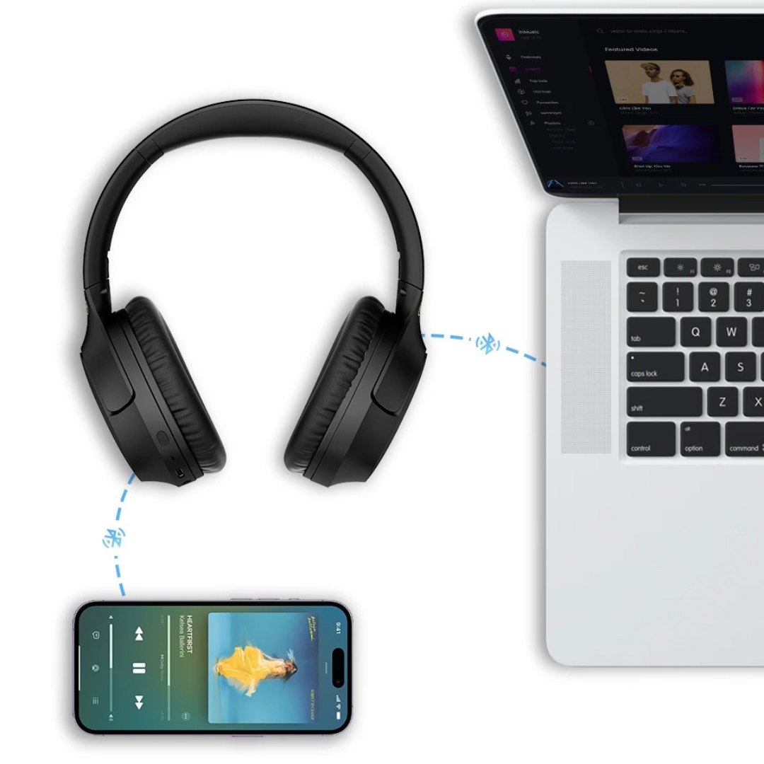 Støjreducerende trådløse hovedtelefoner
