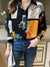 Kvinders Vintage Bluse Unikt Print 100% Bomuld-5