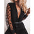 Kvinders Bluse Dyb V-udskæring Polyester Elegant Design-2