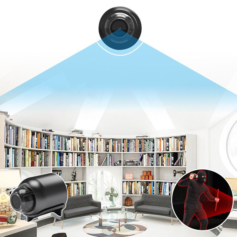 Variant image for Kompakt Mini Sikkerhedskamera 1080P HD Hvid Plast Med Nattevision-1