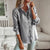 Kvinders Elegant Bluse Lange Ærmer 100% Bomuld-6
