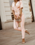 Dame Jumpsuit V-Hals Elegant Design Kvalitetsstof-4