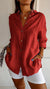 Variant image for Skjortebluse Dame Plisseret Design 100% Bomuld-49
